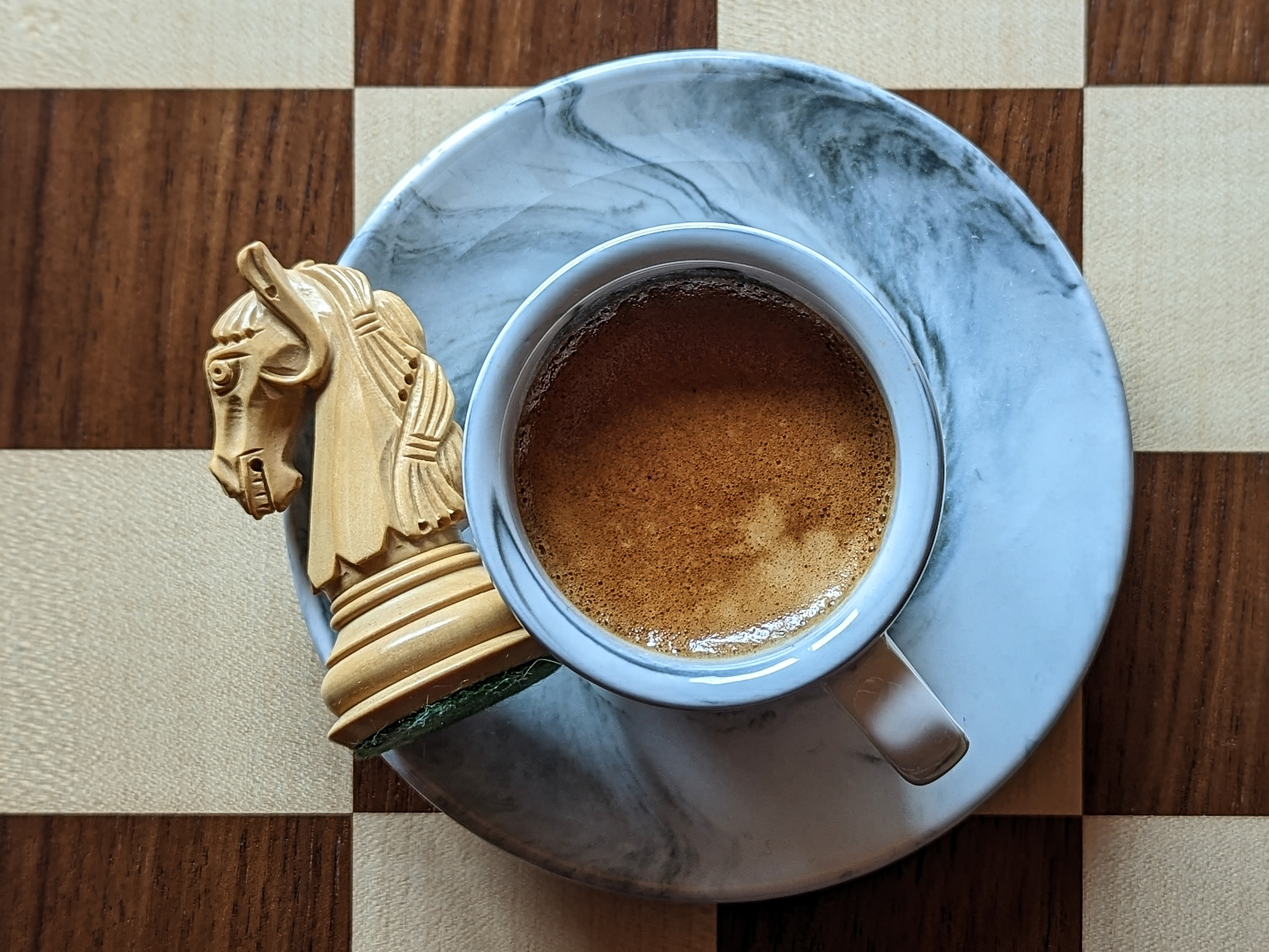 Schach und Kaffee